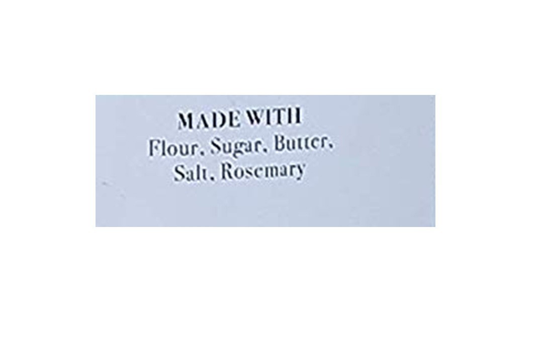Mo's Rosemary Cookies    Glass Jar  200 grams